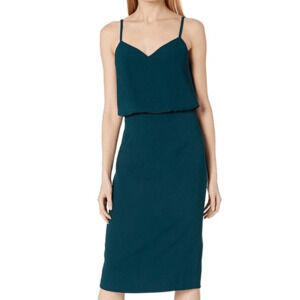 Dress the Population Womens S Alondra Blouson Bodice Party Cocktail‎ Dress GUC
